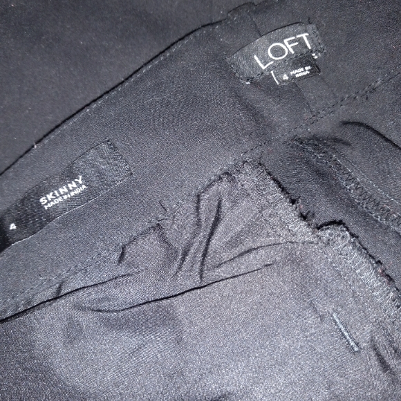 Women's LOFT Skinny Ankle Pants - Picture 2 of 3